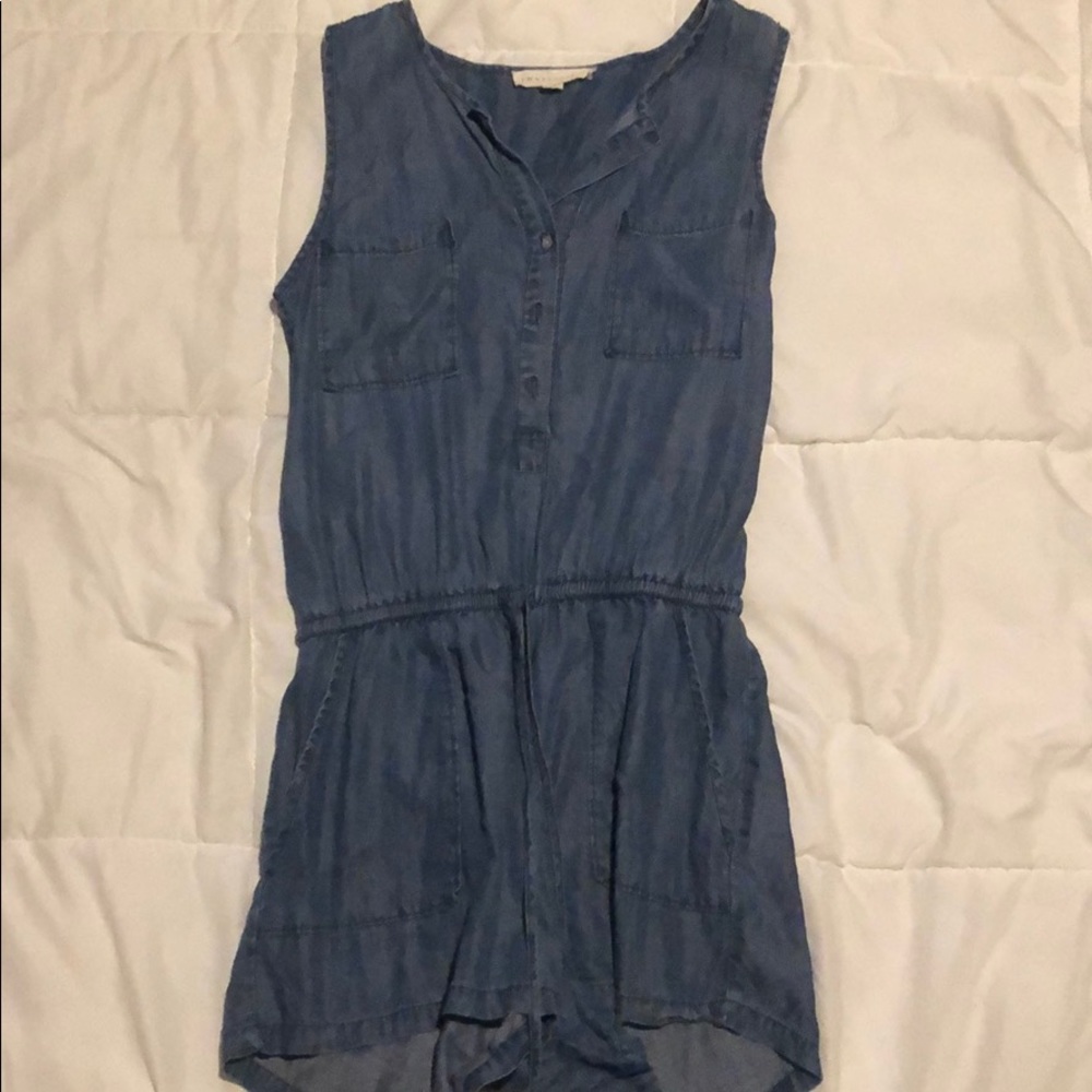 denim romper